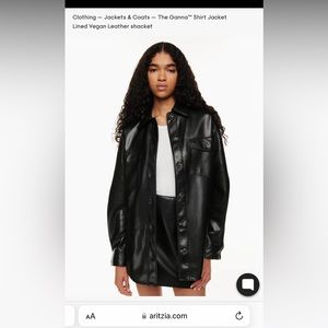 Aritzia The Ganna Shirt Jacket Wilfred